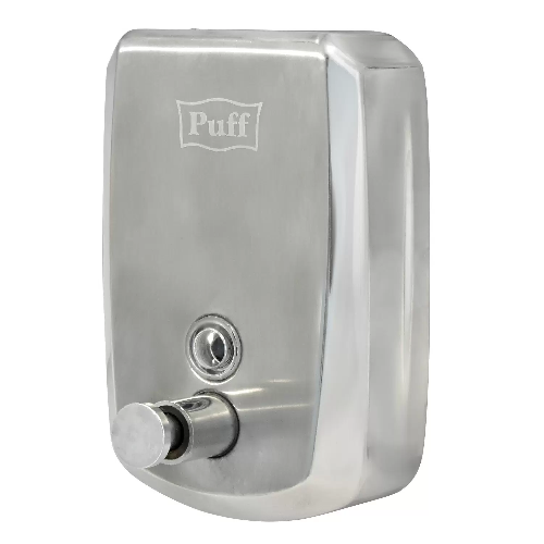 Дозатор для жидкого мыла из нерж. стали puff-8705, хром, 500 мл с ключом