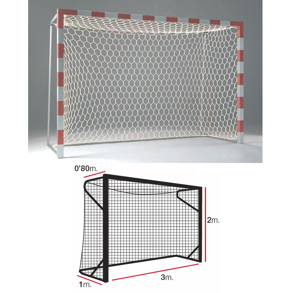 Сетка футзальная/гандбольная EL LEON DE ORO, ячейка 12х12 см