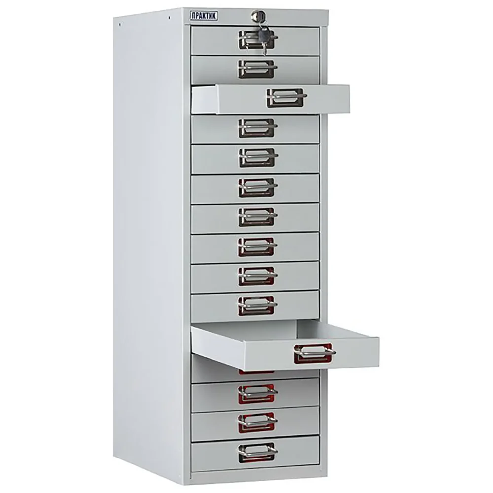 Картотечный шкаф ПРАКТИК MDC-A4/910/15