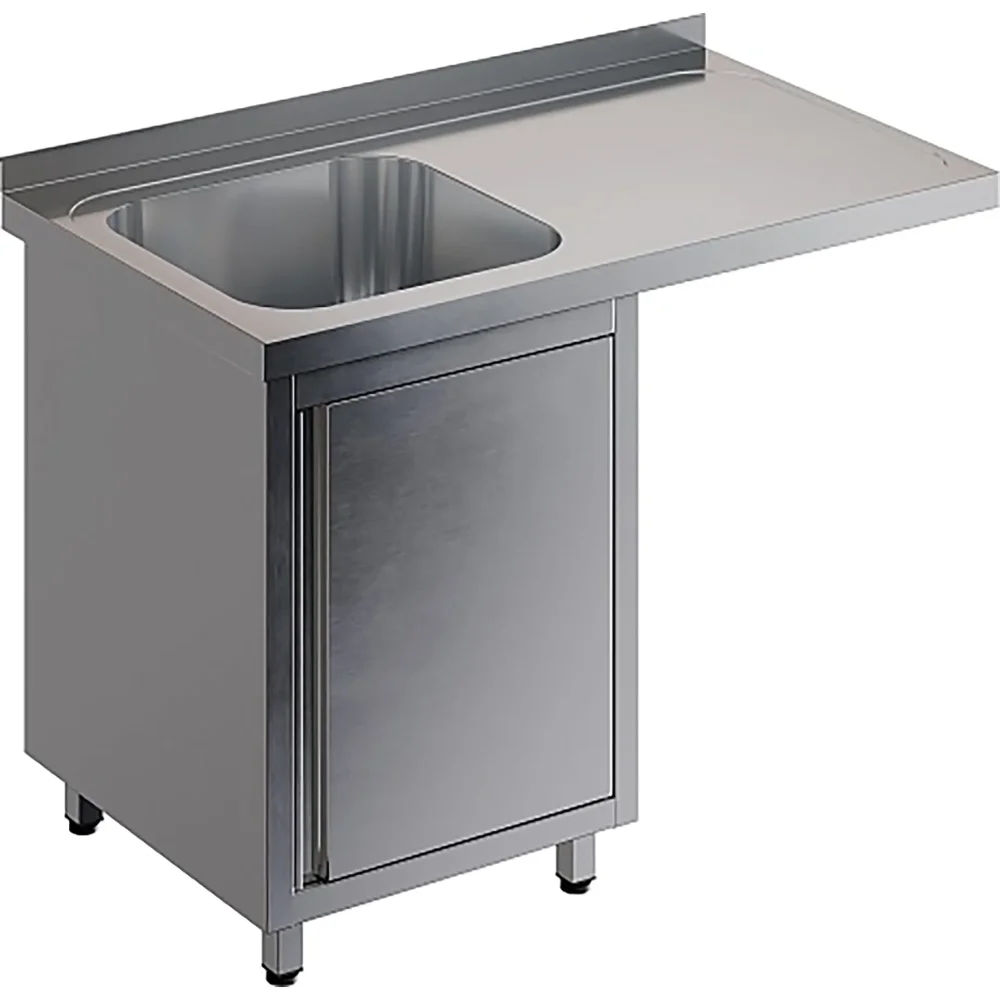 Ванна моечная закрытая с рабочей поверхностью ВМЦРЗК/1-12/7-БЛ