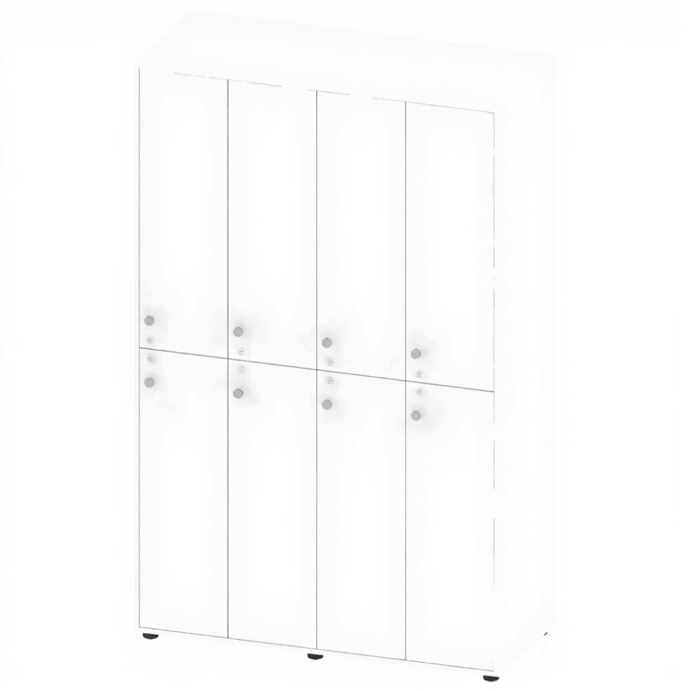 Шкаф школьный четырехсекционный СТЕ-ШП-51-4