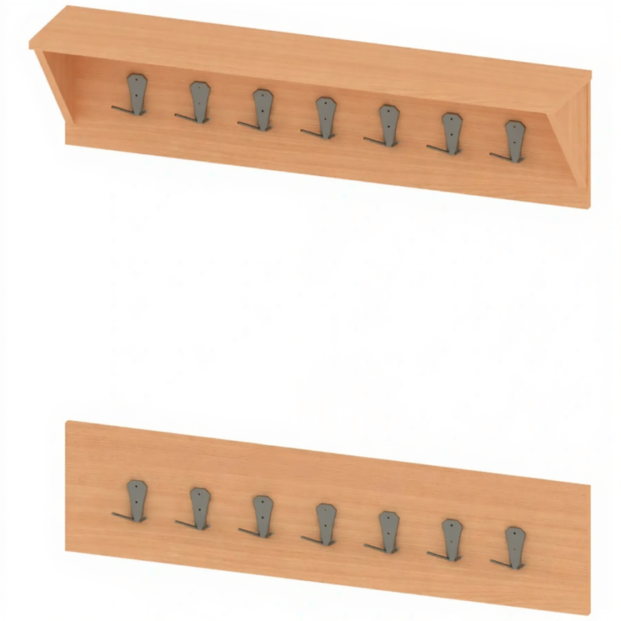 Вешалка настенная 1000 мм ГР-ШП-20-1