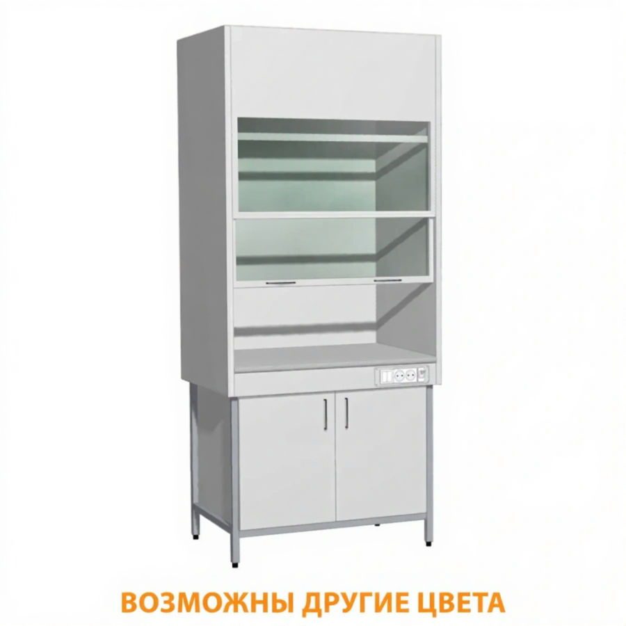 Шкаф вытяжной металлический «Премиум» (столешница керамика) ШМВ-1 (1200х680х2200)