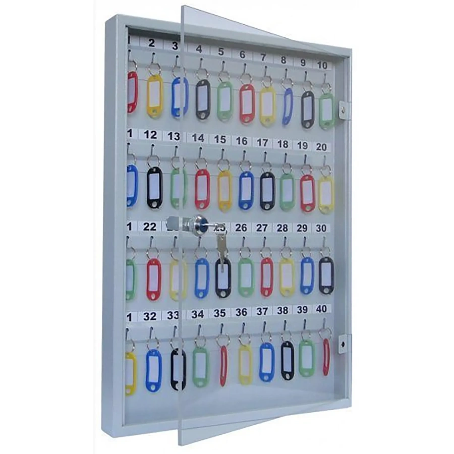 Ключница с прозрачной дверцей КЛС-40 (с брелками)