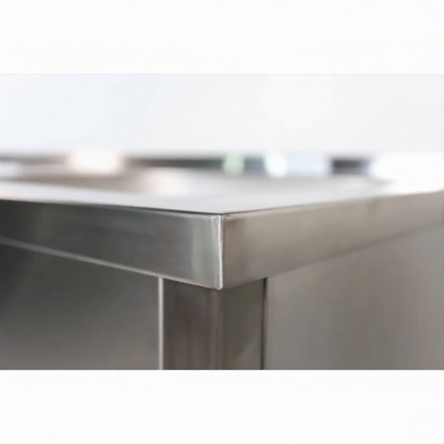 Стол производственный СПРп - 860х1500х600 «Profi Inox» (полка перфорация)