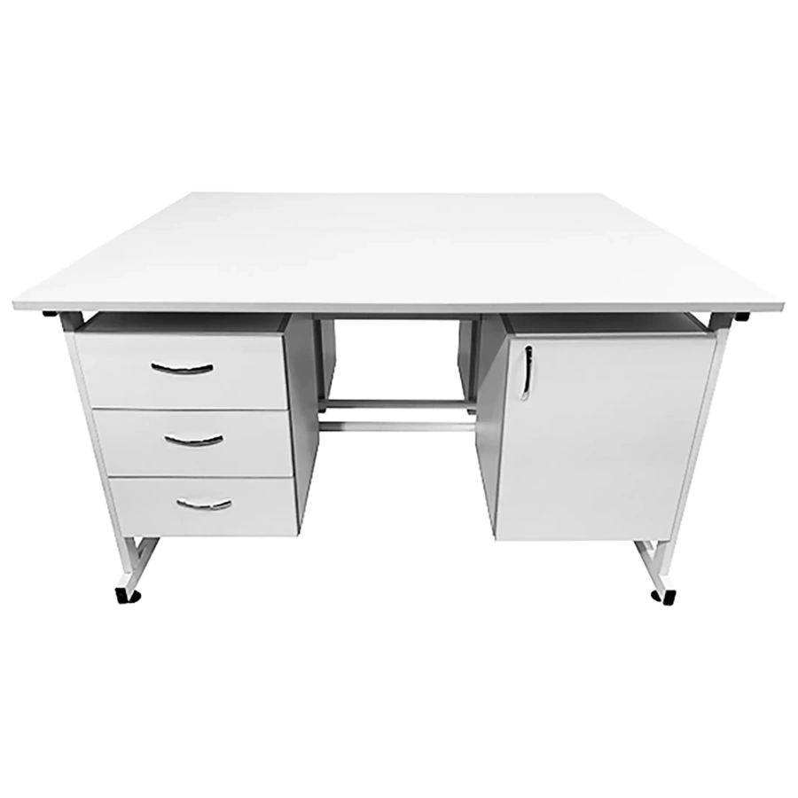 Стол лабораторный островной Сло 22.006 (белый)