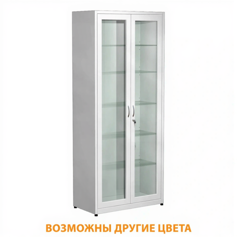 Шкаф для медикаментов (стекло) ШМ-3.1 (белый)