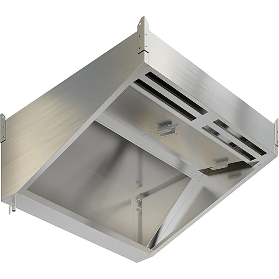 Зонт приточно-вытяжной пристенный ЗПВПУП-22/10 с подсветкой