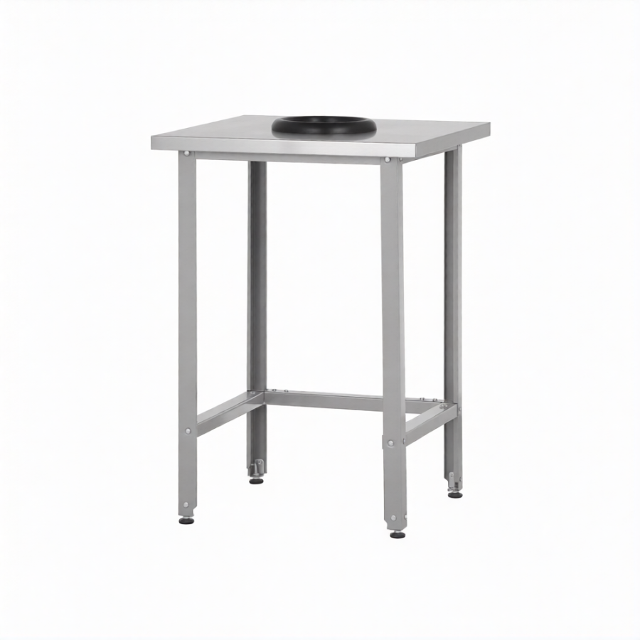 Стол СПРн 860х600х800 «Norma Ral» сбор отходов (полка-обвязка разборная; ножка проф., тр. 40)