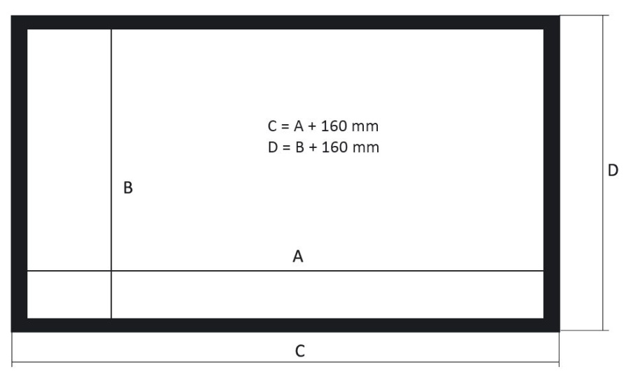 Kauber Frame Velvet Cinema 100" 16:9 125x222 White Flex