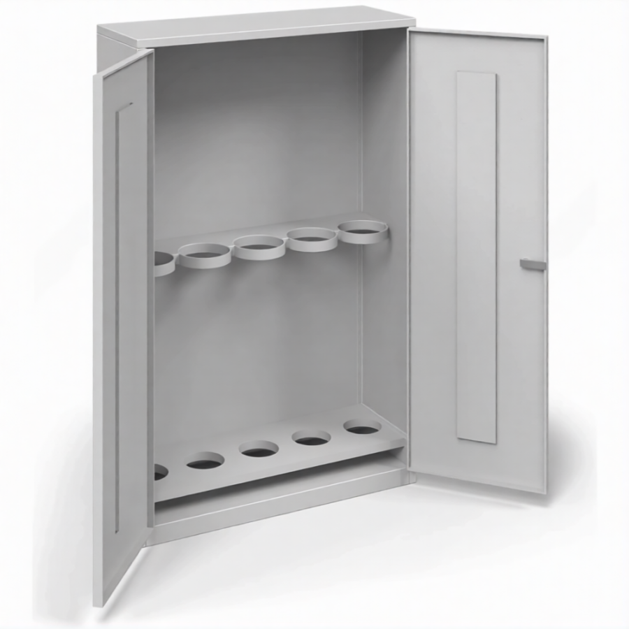 Шкаф для 5-ти кислородных баллонов на 10 л. ШГБК-014 усиленный