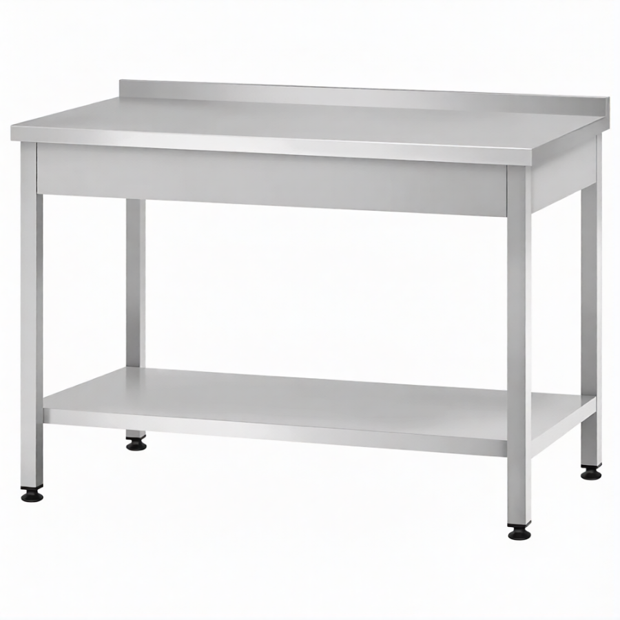 Стол производственный СПРп - 860х1800х700 «Profi Ral», борт (полка сплошная)