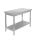 СТОЛ универсальный Luxstahl СПУ-17/6 со сплошной полкой нерж.