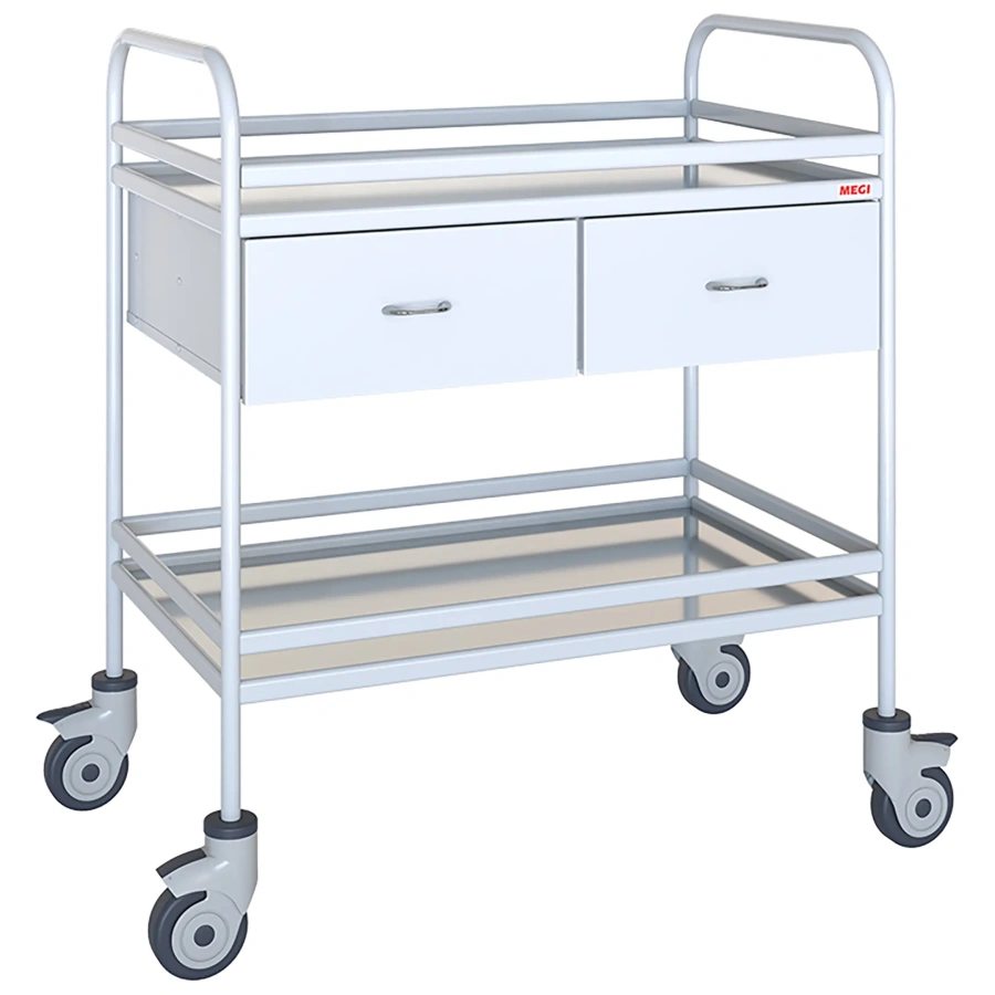 Столик манипуляционный с бортиками МСК-549-02