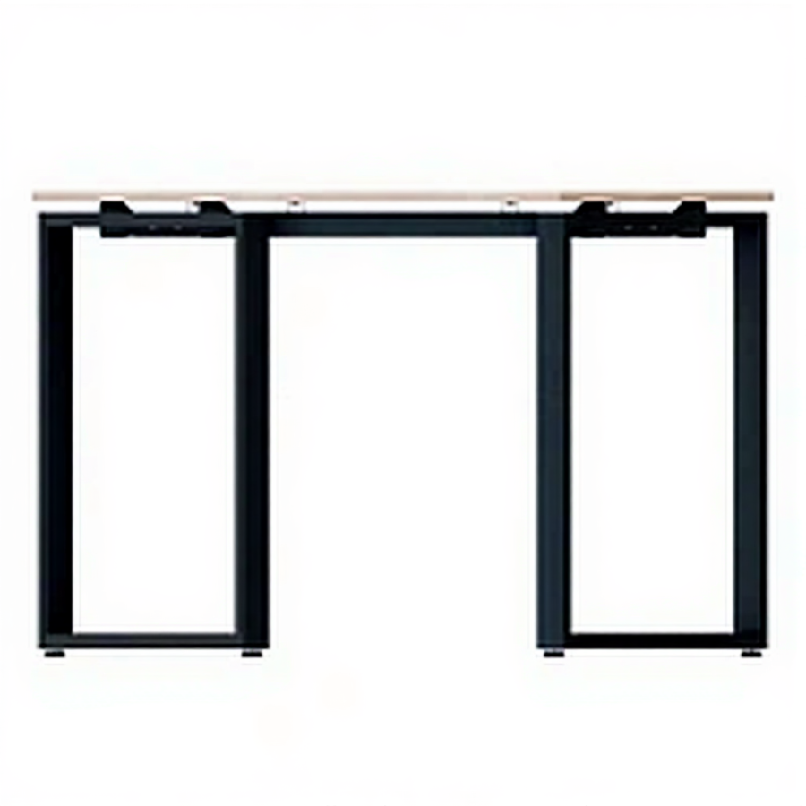 Cтол трапеция «НОРДЕН» подстолье «О» 1000x500 профиль 50x25 столешница 22 мм