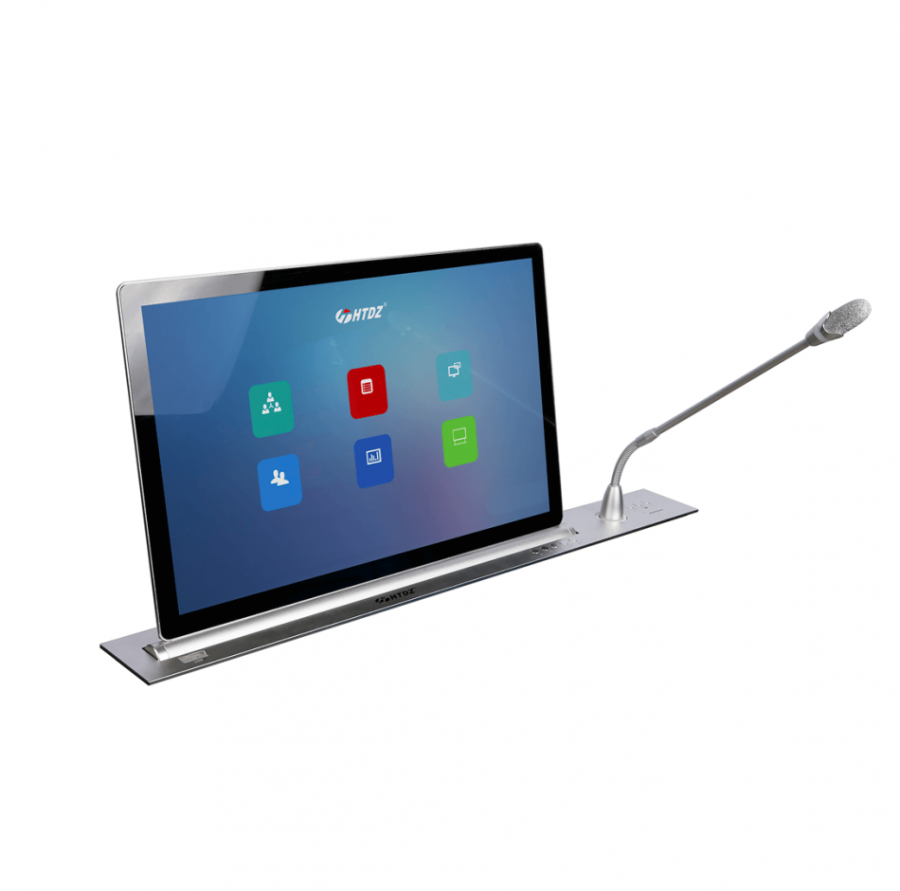 Встраиваемый выдвижной монитор 17,3" с микрофоном HTDZ HT-25173DT