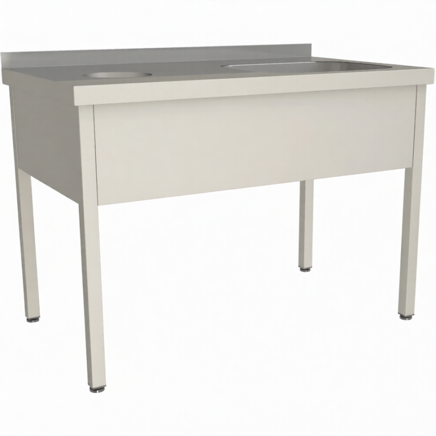 Стол для сбора пищевых отходов с ванной СПОВЦ/1-14/7-БО-П