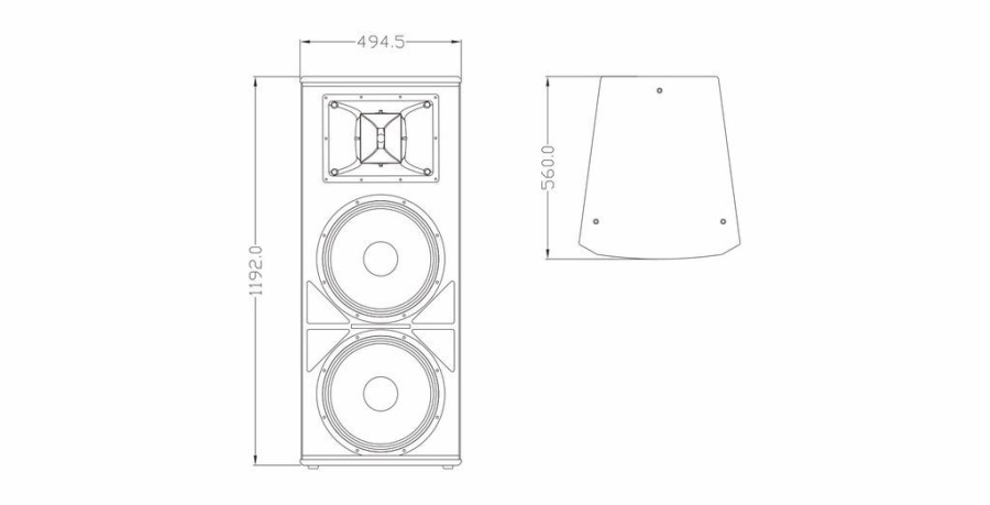 Пассивная 2-полосная акустическая система FDB S215