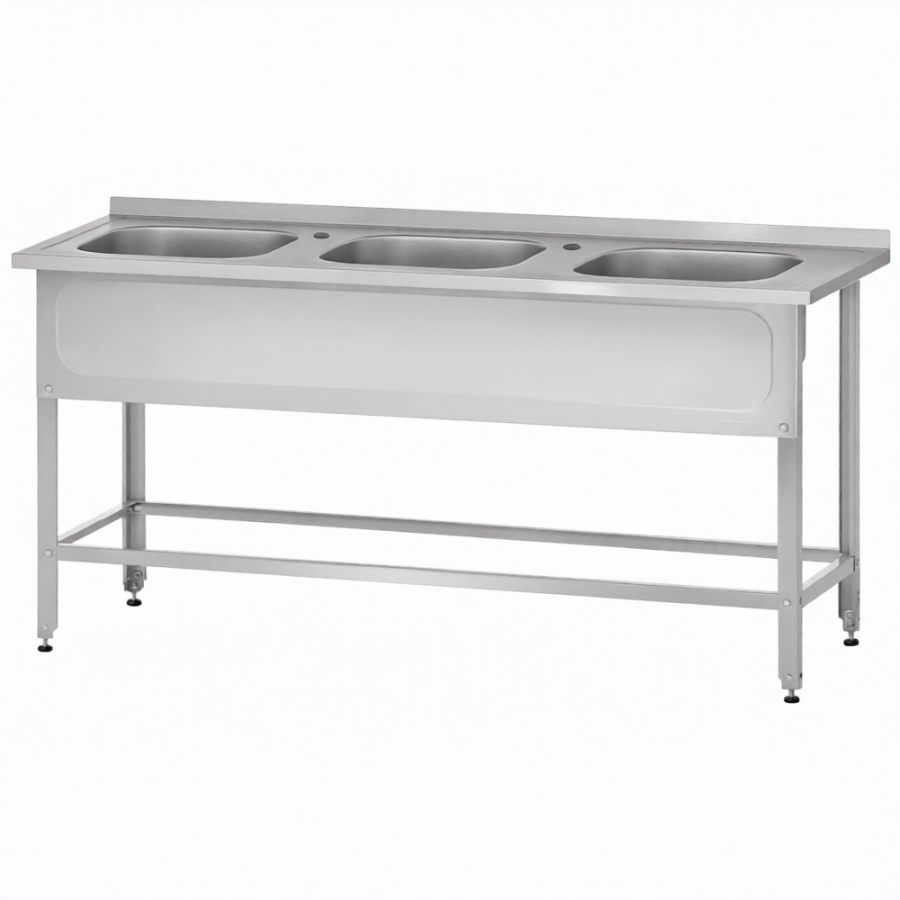 Ванна ВМЦн 860х1500х600  3 м/о, борт, отв. д/смесит., экран (ножка проф., тр. 40х40)